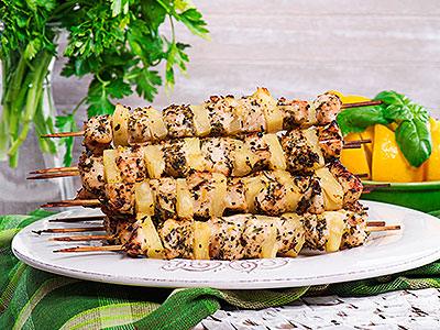 Chicken and Pineapple Skewers - Nuwave