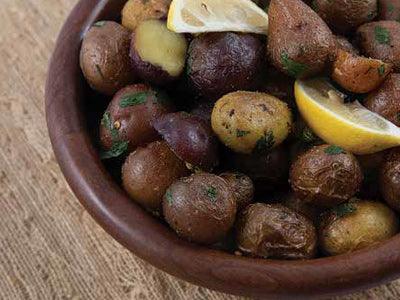 Roasted Peruvian Heirloom Potatoes with Lemon & Herbs - Nuwave