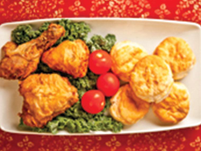 Fried Chicken and Biscuits - Nuwave