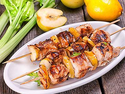 Spicy Lemon Chicken Kabobs - Nuwave