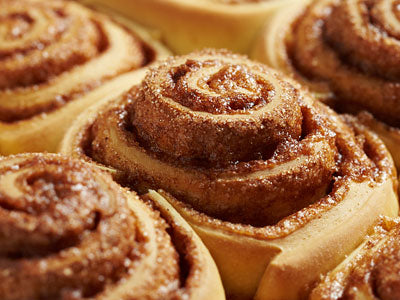 Air-Fried Bourbon Bacon Cinnamon Rolls