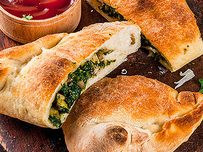 Spinach Calzones