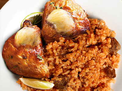 Broiled Chicken Thighs Chile-Lime Tequila Butter