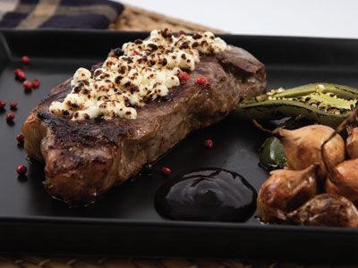 Chili-Coffee-Rubbed NY Strip Steak (Duet) - Nuwave