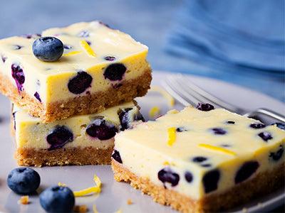 Blueberry Lemon Cake with Lemon Cream Cheese Frosting - Nuwave