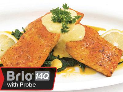 Salmon with Orange Curry Sauce - Nuwave