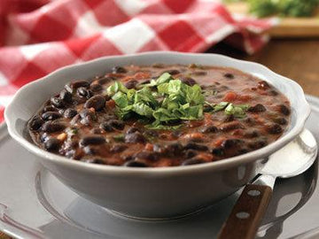 Black Bean Soup with Toasted Cumin & Cilantro (Duet) - Nuwave