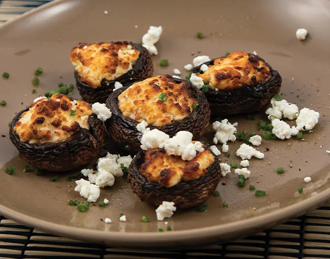 Goat Cheese-Stuffed Mushrooms