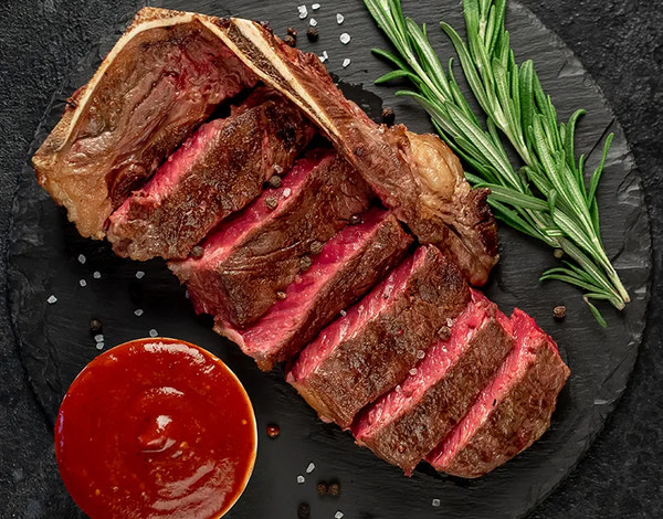 Sous Vide New York Steaks