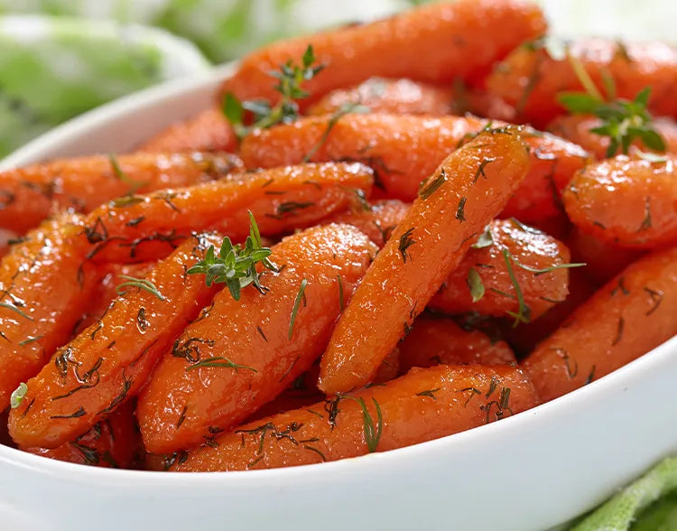 Sous Vide Honey glazed Carrots