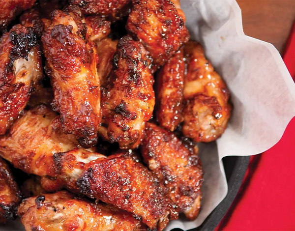 BBQ Wings with Pink Peppercorns
