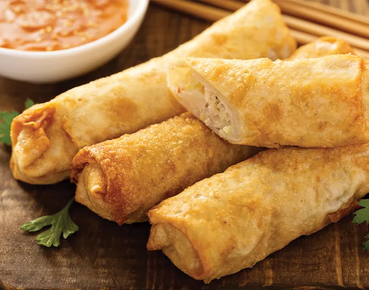Chicken Fajita Egg Rolls