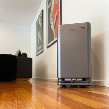 NuWave OxyPure Air Purifier in action, cleaning indoor air.