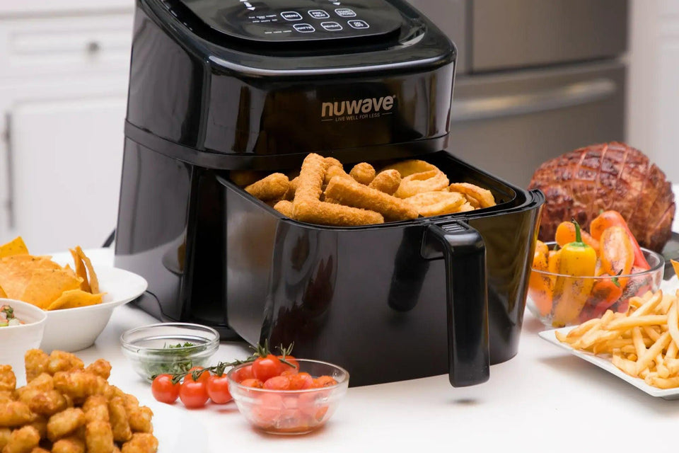NuWave 6 Quart Air Fryer preparing delicious food.