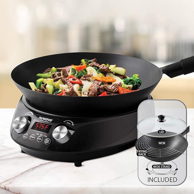 Food in Mosaic Precision Induction Wok