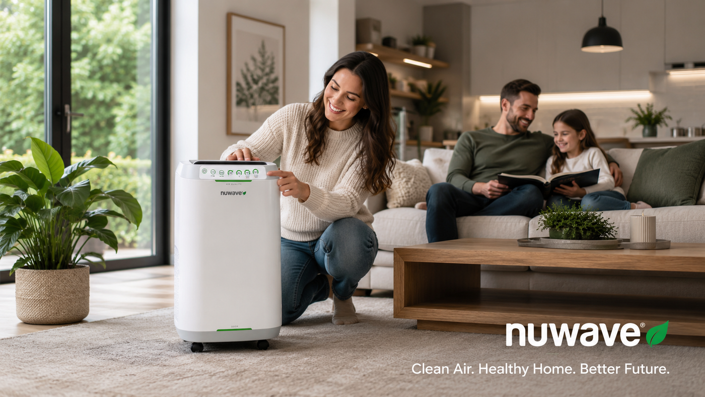 Healthy living in a clean home with NuWave smart air purifier