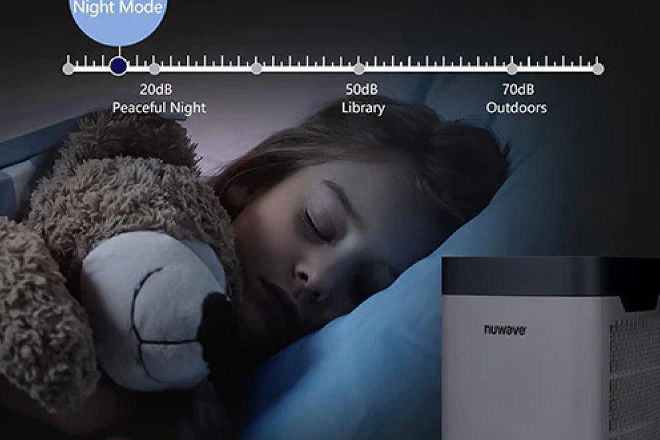  A Little Girl Sleeps in Peace with OxyPure Portable HEPA Air Purifier