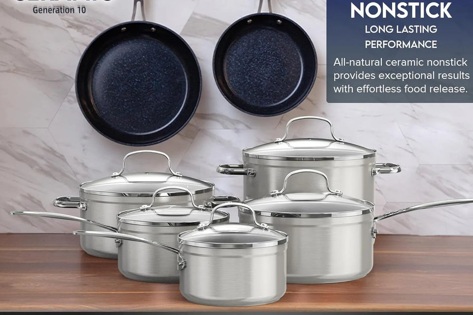 Nuwave healthy cooking cookware sets