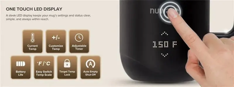 Nuwave smart control coffee mug