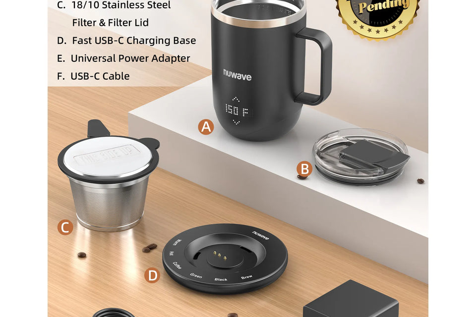NuWave Rechargeable Coffee Mug Set