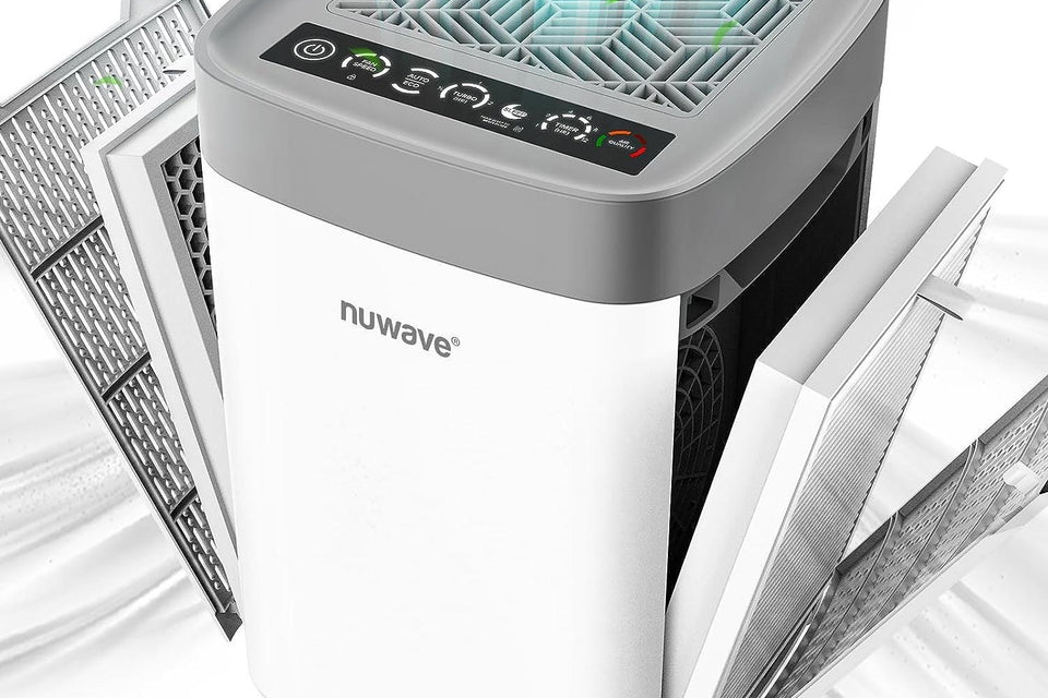 Nuwave Air Purifiers for Home Large Room Up to 1130 Sq Ft, Portable Air Purifier with H13 True HEPA & Carbon Filter