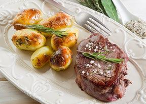 Beef Tenderloin with Fingerling Potatoes - Nuwave