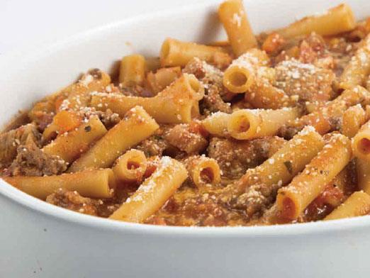 Ziti with Sausage Ragu - Nuwave