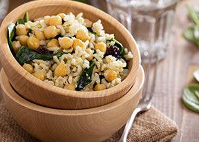 Brown Basmati Rice with Chickpeas - Nuwave
