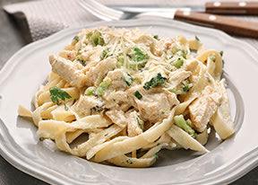 Chicken Alfredo with Basil Pesto - Nuwave
