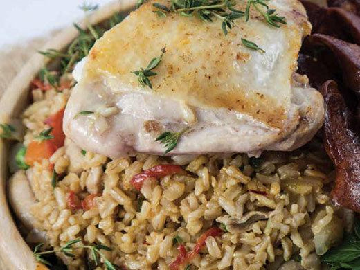 Chorizo and Chicken with Cuban Rice - Nuwave