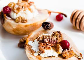 Ginger Pears with Mascarpone Cream - Nuwave