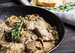 Pork with Mushrooms - Nuwave