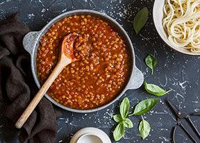 Lentil Bolognese Sauce - Nuwave