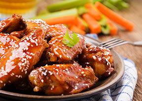 Honey Bourbon BBQ Wings - Nuwave