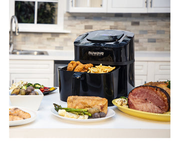 Ninja Foodi 10 qt air fryer 2 basket - appliances - by owner - sale -  craigslist