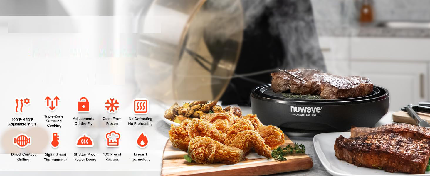 Grill & Bake Perfect Pizzas with the Nuwave Primo Grill Top Pizza Oven