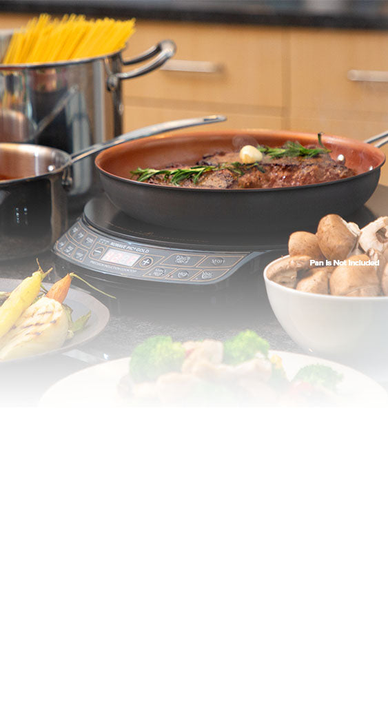 Enjoy this Special Deal with NuWave PIC GOLD 1500 Watts- Induction Cooktop  With Healthy Ceramic 9