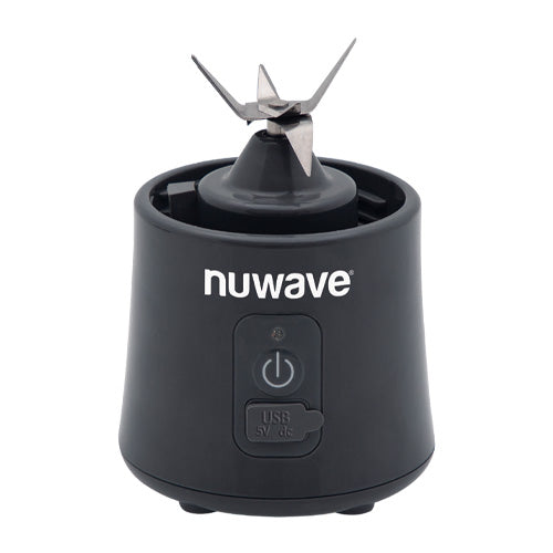 Nuwave Portable Blender for Shakes and Smoothies, On-the-GO Personal  Blender with USB-C Rechargeable, 6-Piece-Blade for Crushing Ice, BPA Free  18 Oz