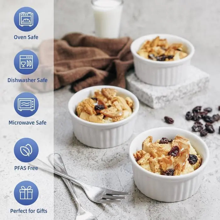 Nuwave® Ceramic Ramekins 8oz Set of 6